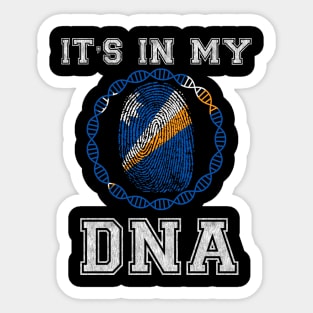 Marshall Island  It's In My DNA - Gift for Marshallese From Marshall Island Sticker